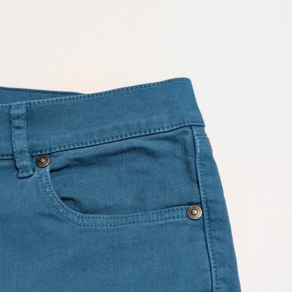 Ann Taylor Loft, Modern Skinny Jeans in Jewel Blue, size 30/10 P - Picture 4 of 12